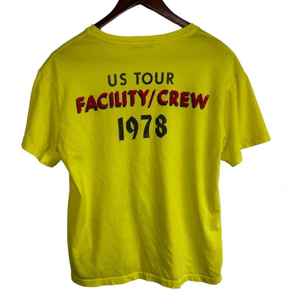 Daydreamer Rolling Stones 1978 Concert Tour Faculty & Crew Citron Yellow Sz XS - Picture 3 of 9